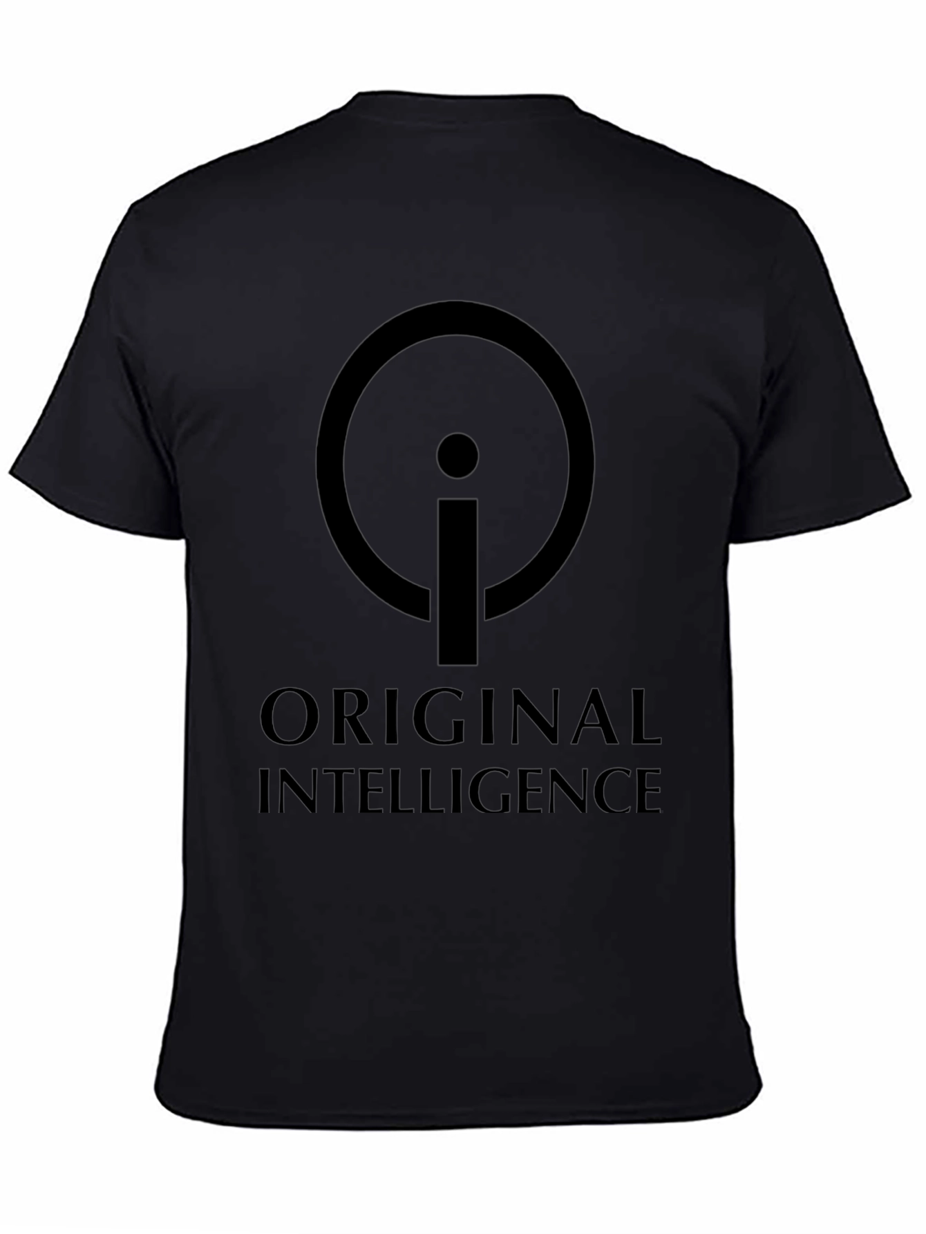 Original Intelligence T-Shirt - Black Graphic Tee