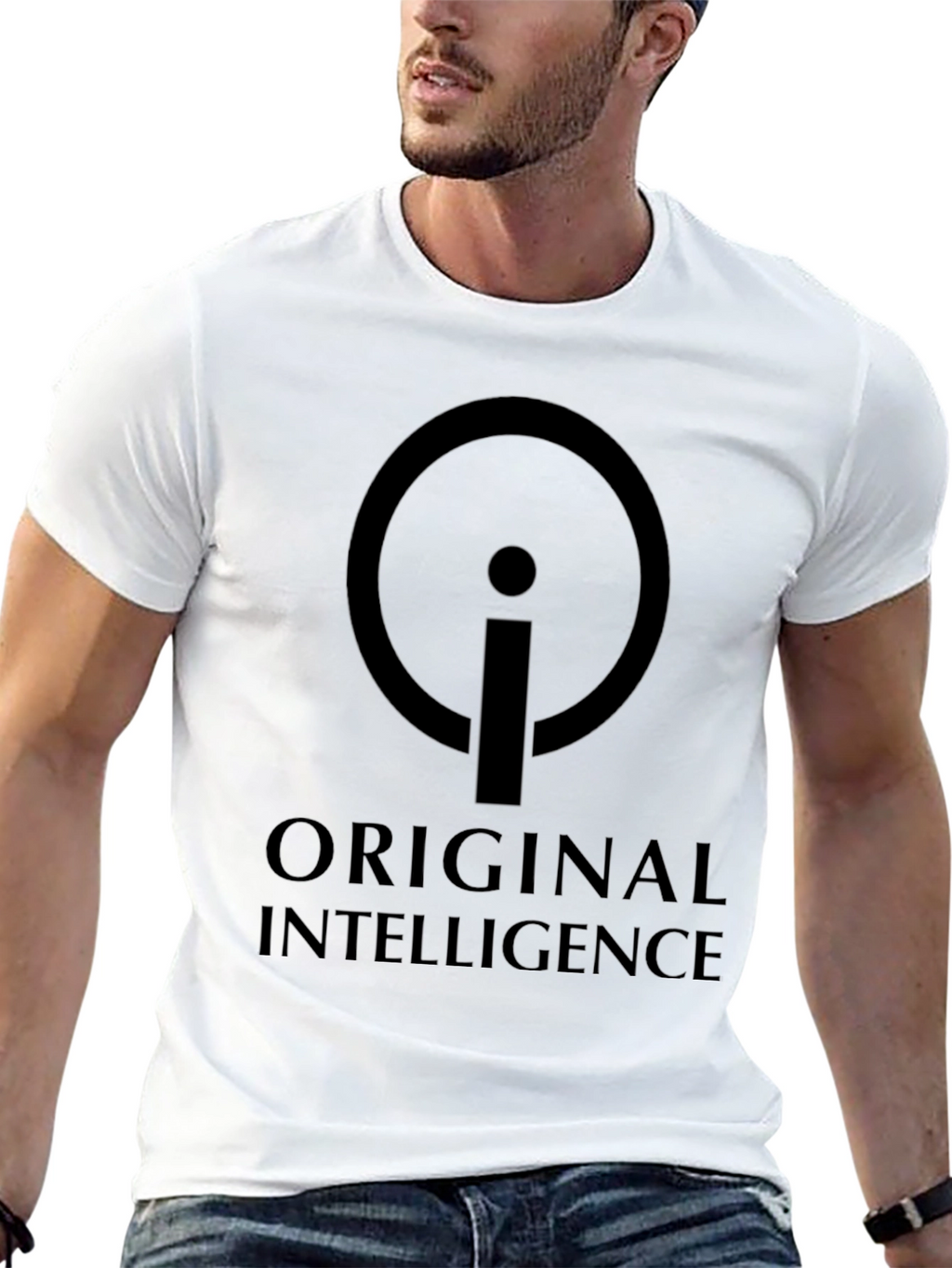 Original Intelligence T-Shirt - Black Graphic Tee
