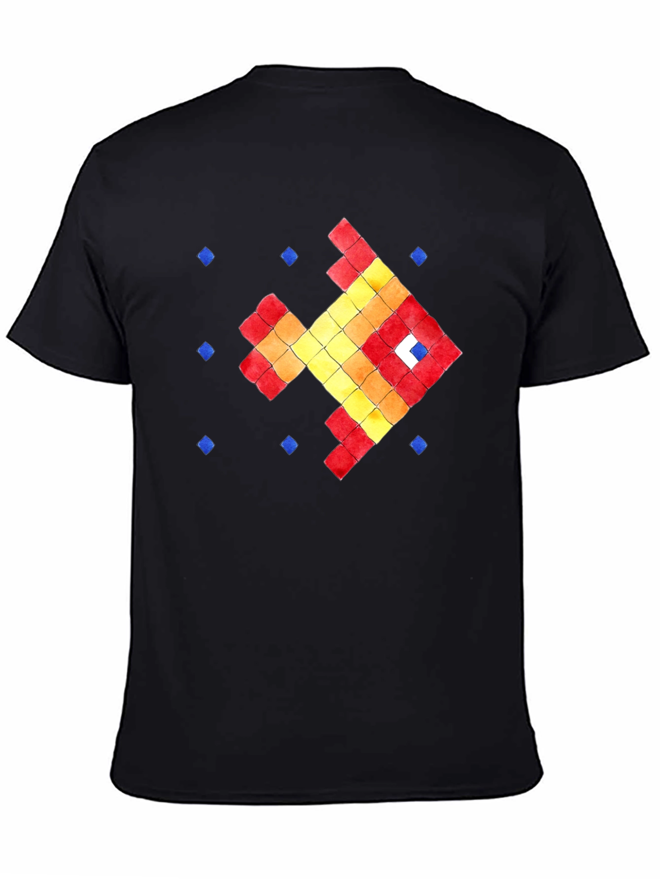 Pixel Fish Graphic Tee - Retro Style