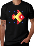 Pixel Fish Graphic Tee - Retro Style