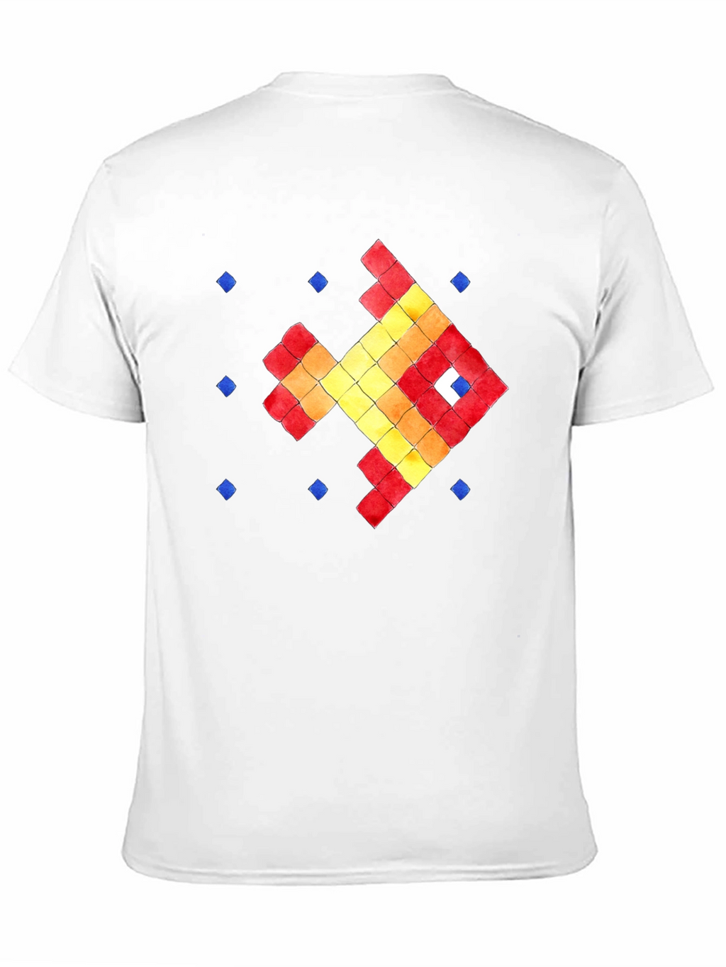 Pixel Fish Graphic Tee - Retro Style