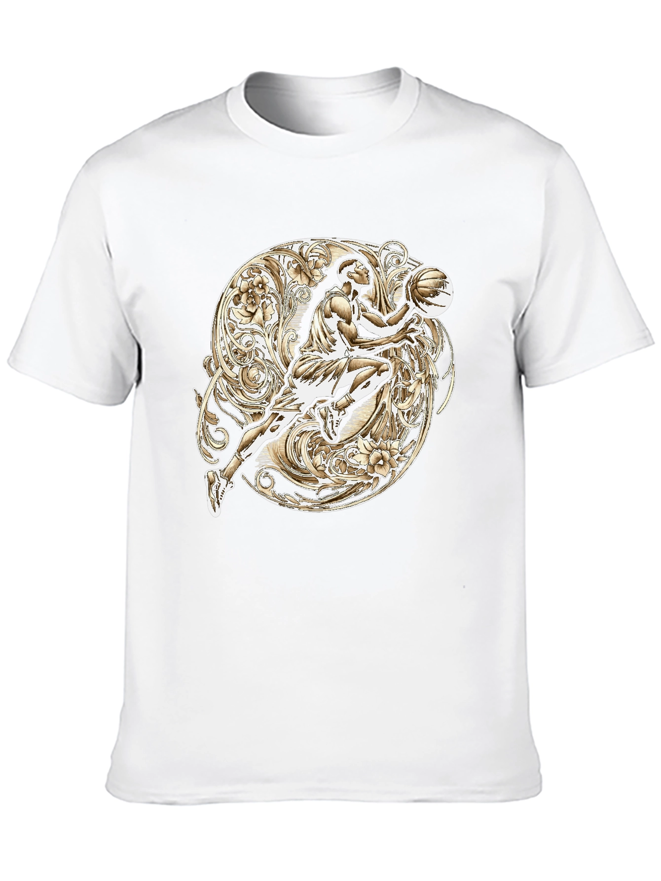 Basketball Player Graphic T-Shirt - Sporty Style