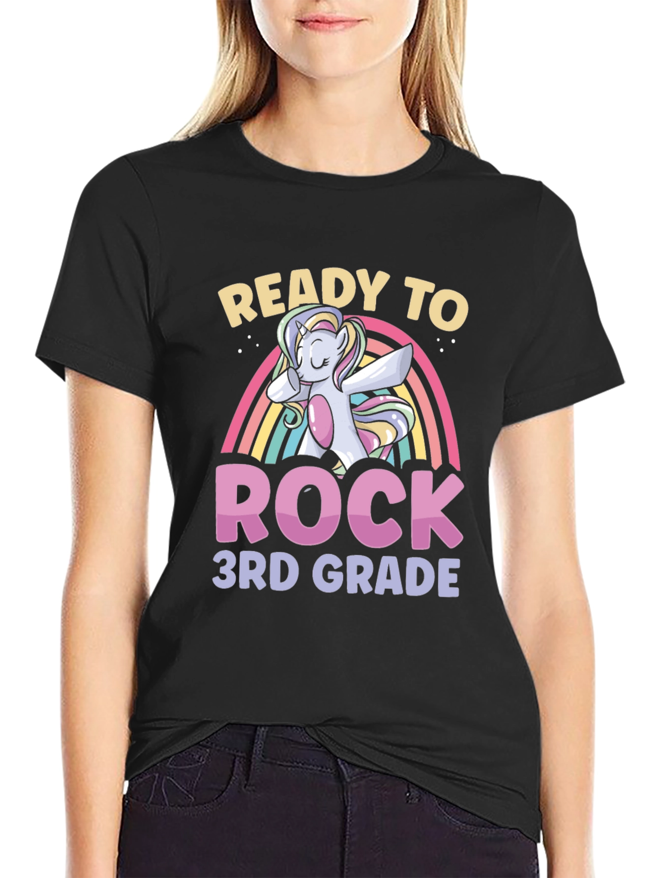 Ready to Rock 3rd Grade Unicorn T-Shirt
