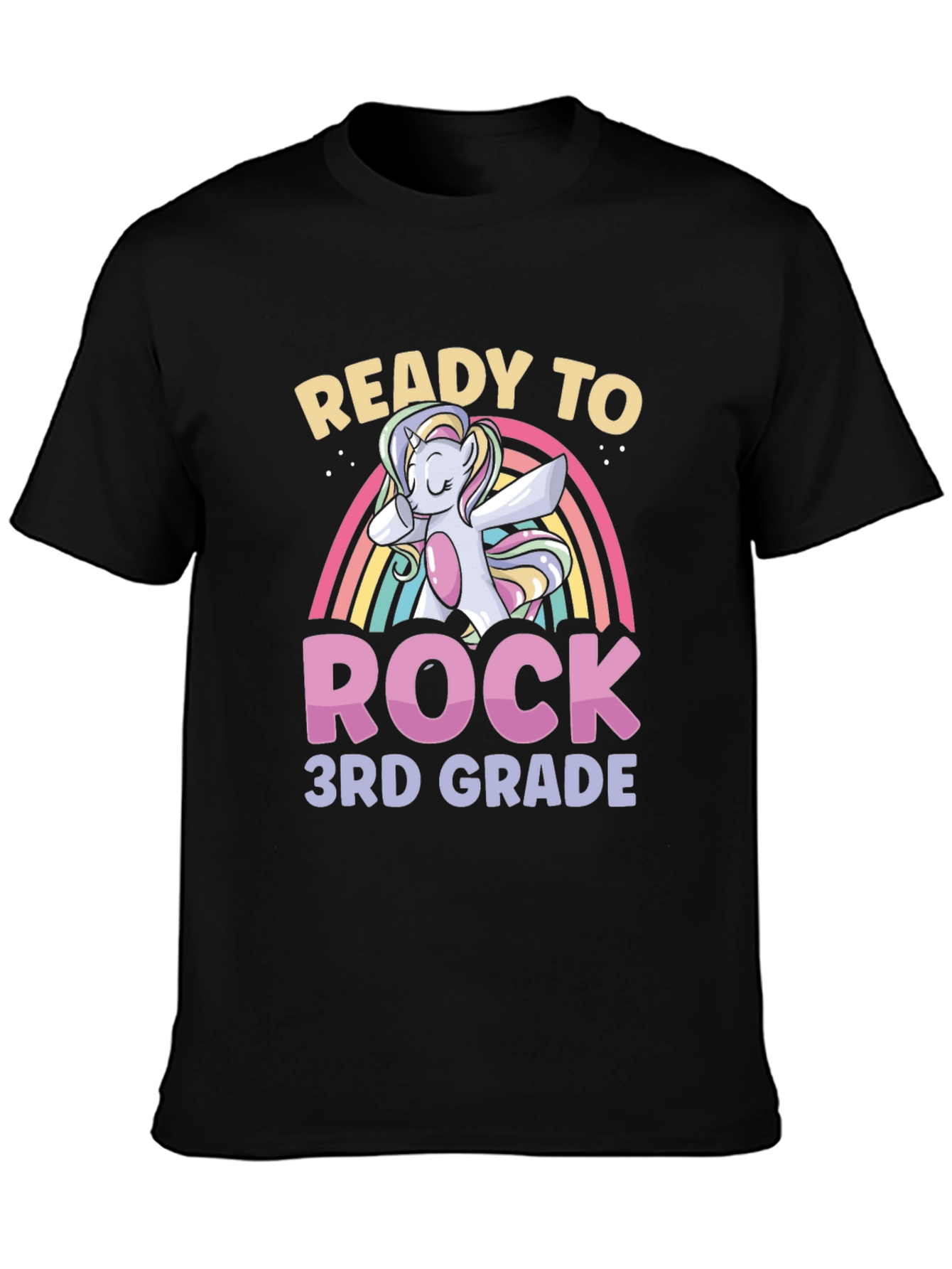 Ready to Rock 3rd Grade Unicorn T-Shirt