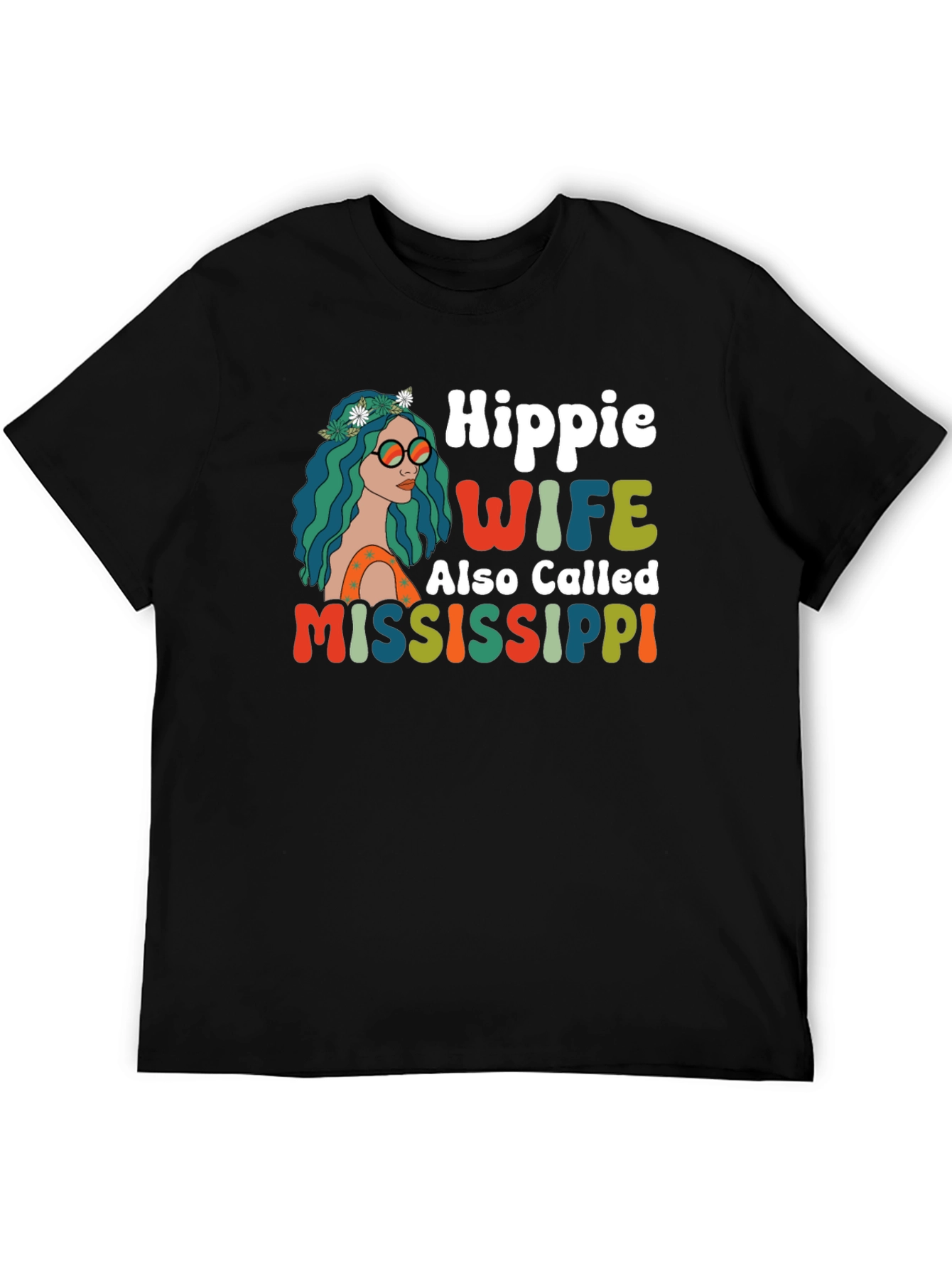 Hippie Wife Mississippi T-Shirt