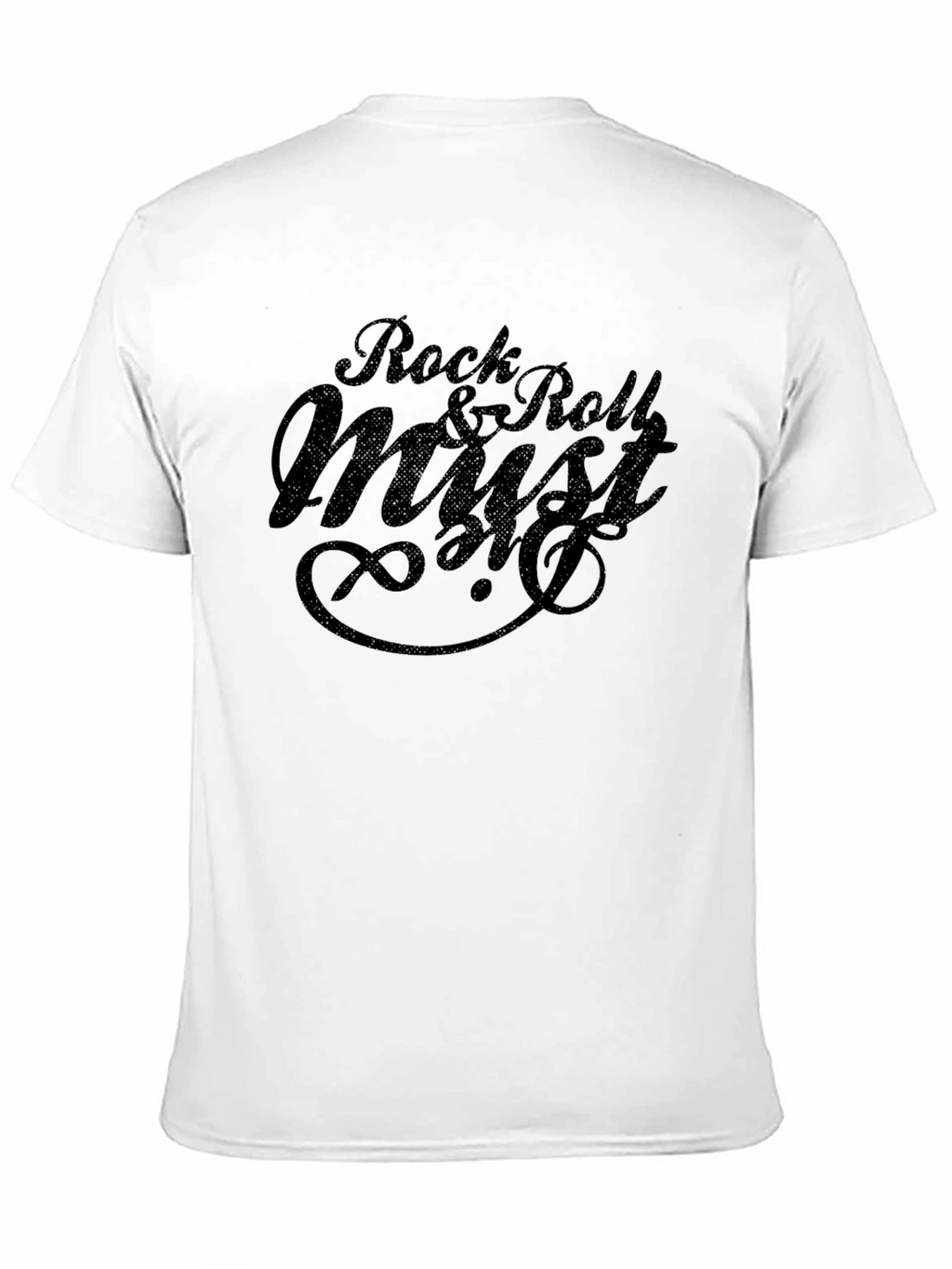 Rock & Roll Must Die Black Graphic Tee
