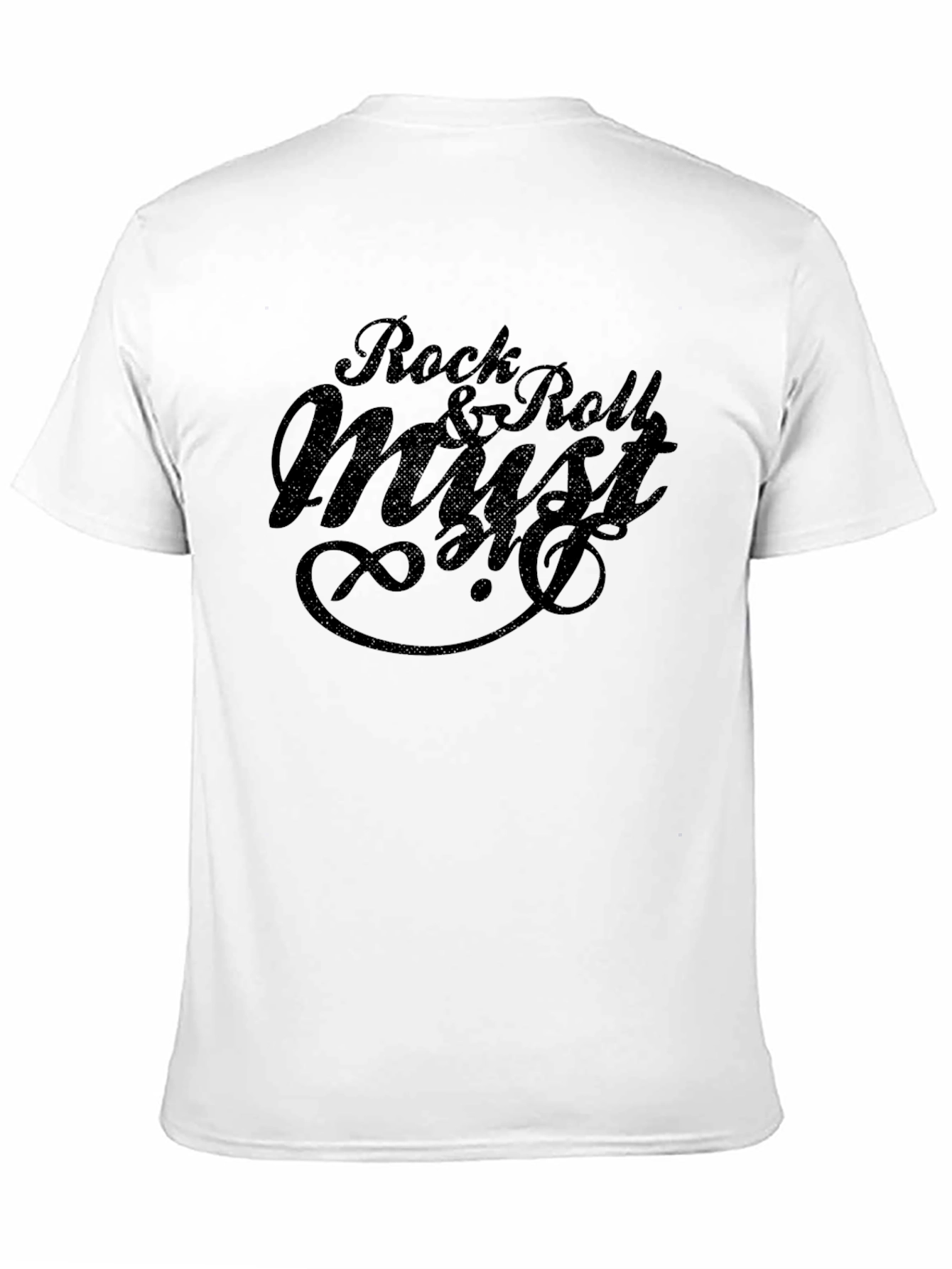 Rock & Roll Must Die Black Graphic Tee