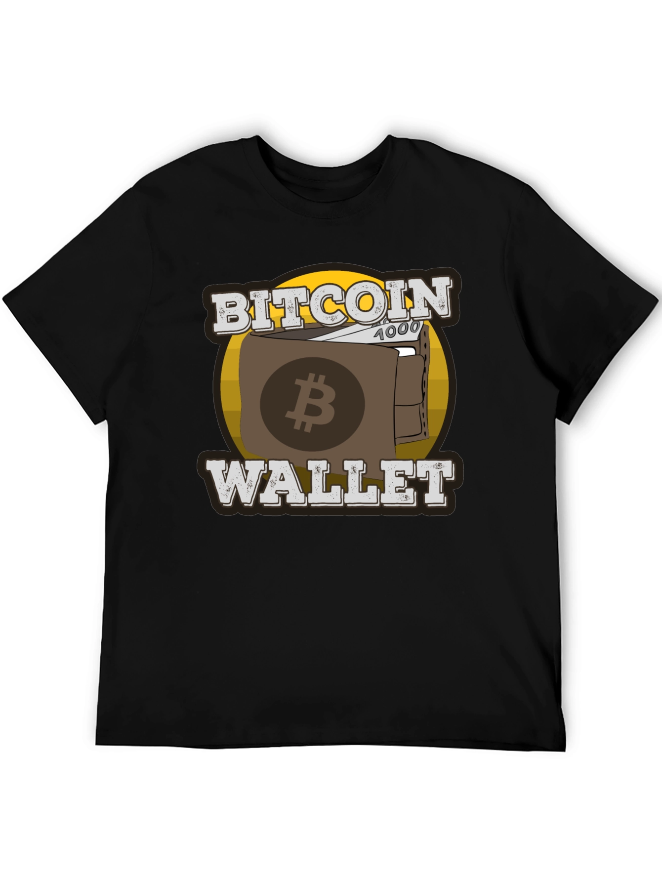 Bitcoin Wallet T-Shirt - Crypto Currency Graphic Tee