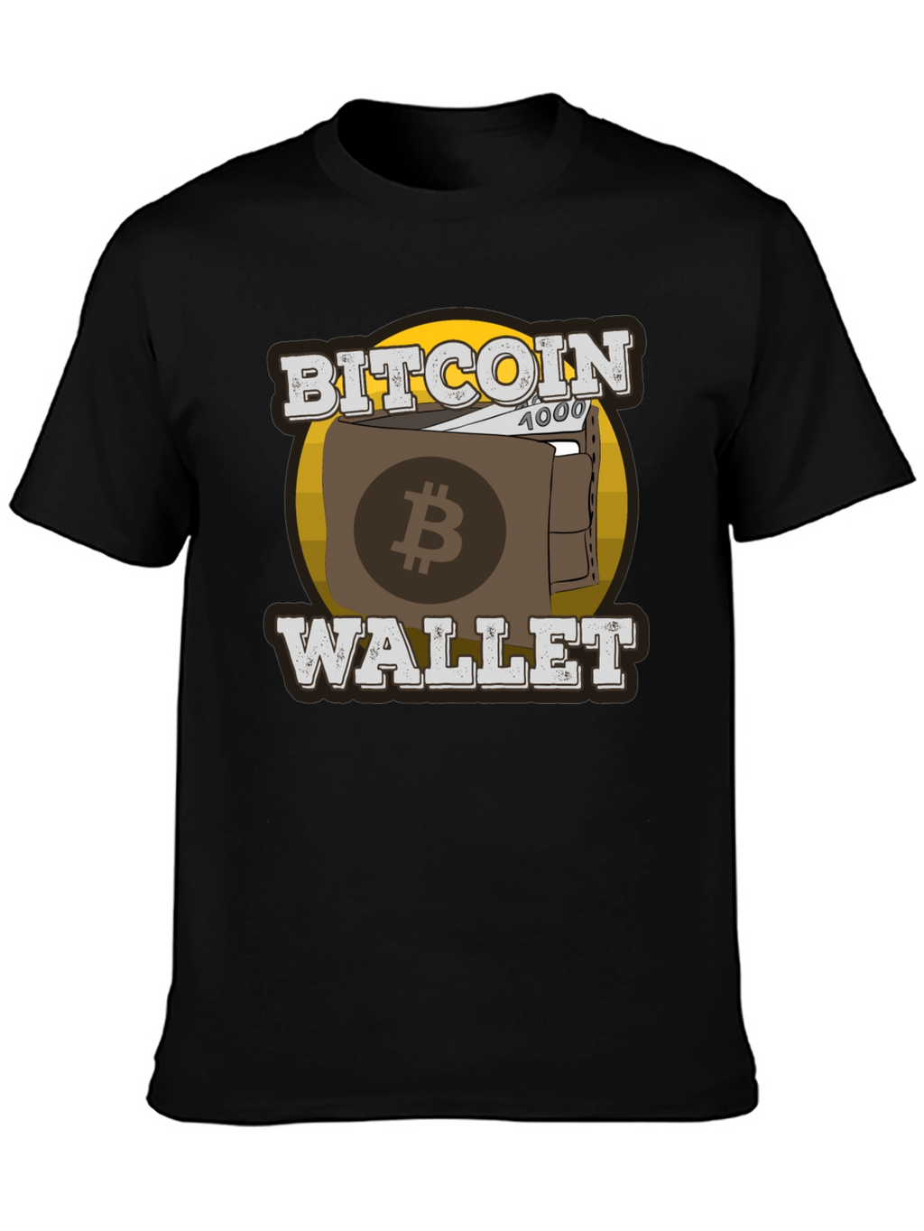 Bitcoin Wallet T-Shirt - Crypto Currency Graphic Tee