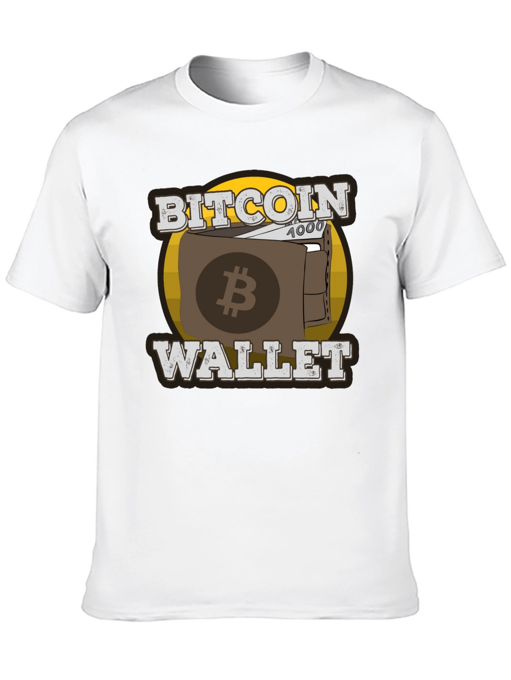 Bitcoin Wallet T-Shirt - Crypto Currency Graphic Tee