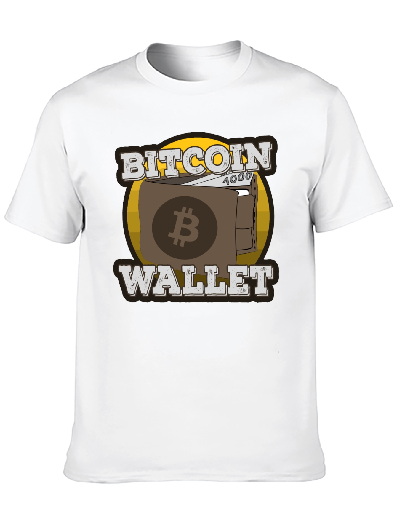 Bitcoin Wallet T-Shirt - Crypto Currency Graphic Tee