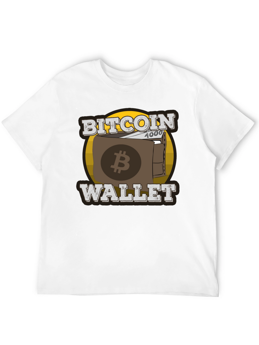 Bitcoin Wallet T-Shirt - Crypto Currency Graphic Tee