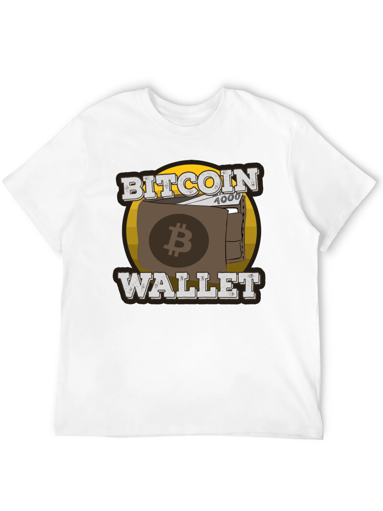 Bitcoin Wallet T-Shirt - Crypto Currency Graphic Tee