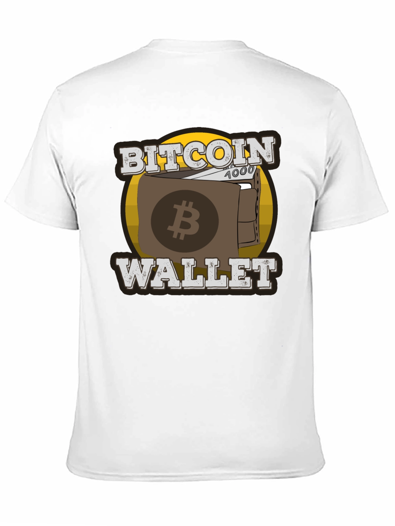 Bitcoin Wallet T-Shirt - Crypto Currency Graphic Tee