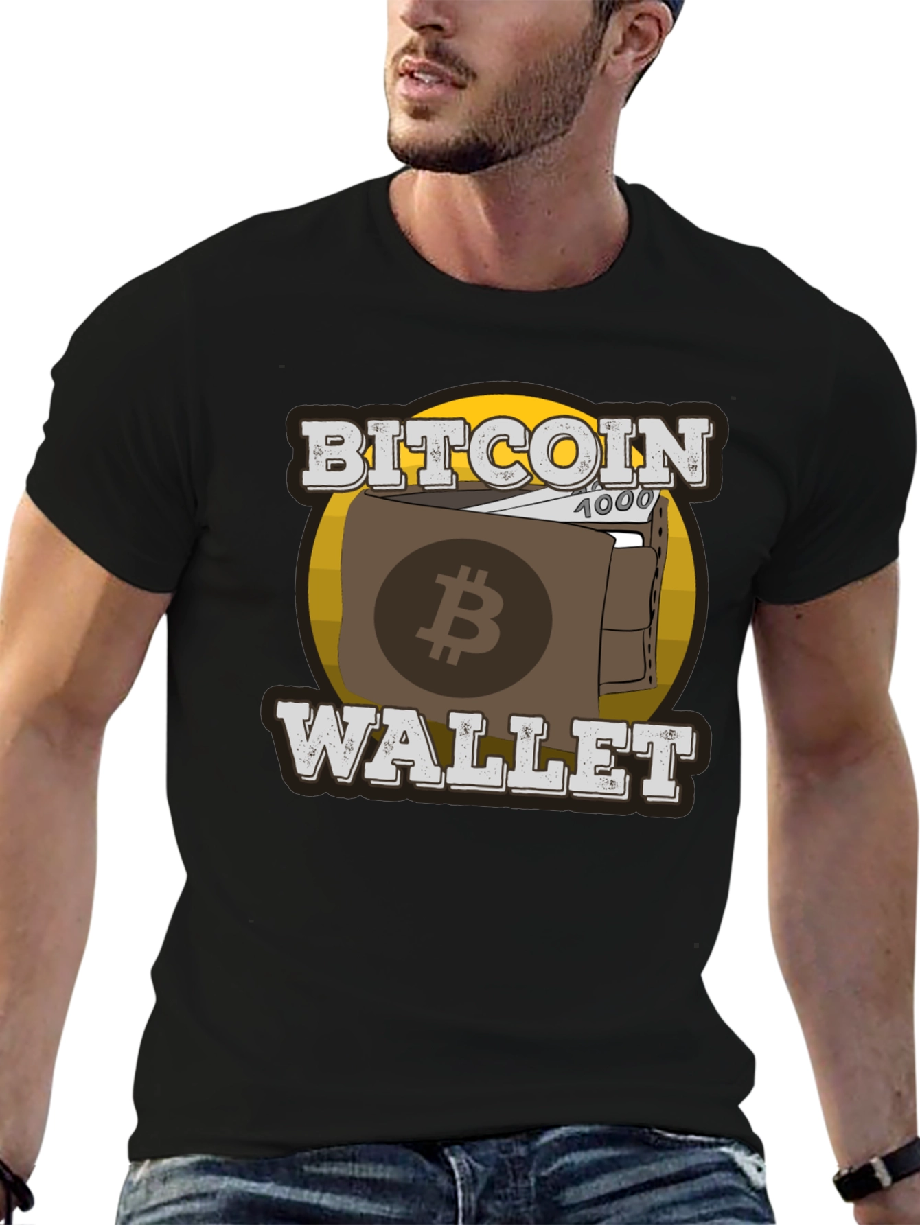 Bitcoin Wallet T-Shirt - Crypto Currency Graphic Tee