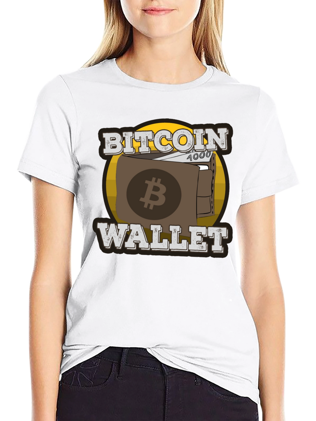 Bitcoin Wallet T-Shirt - Crypto Currency Graphic Tee