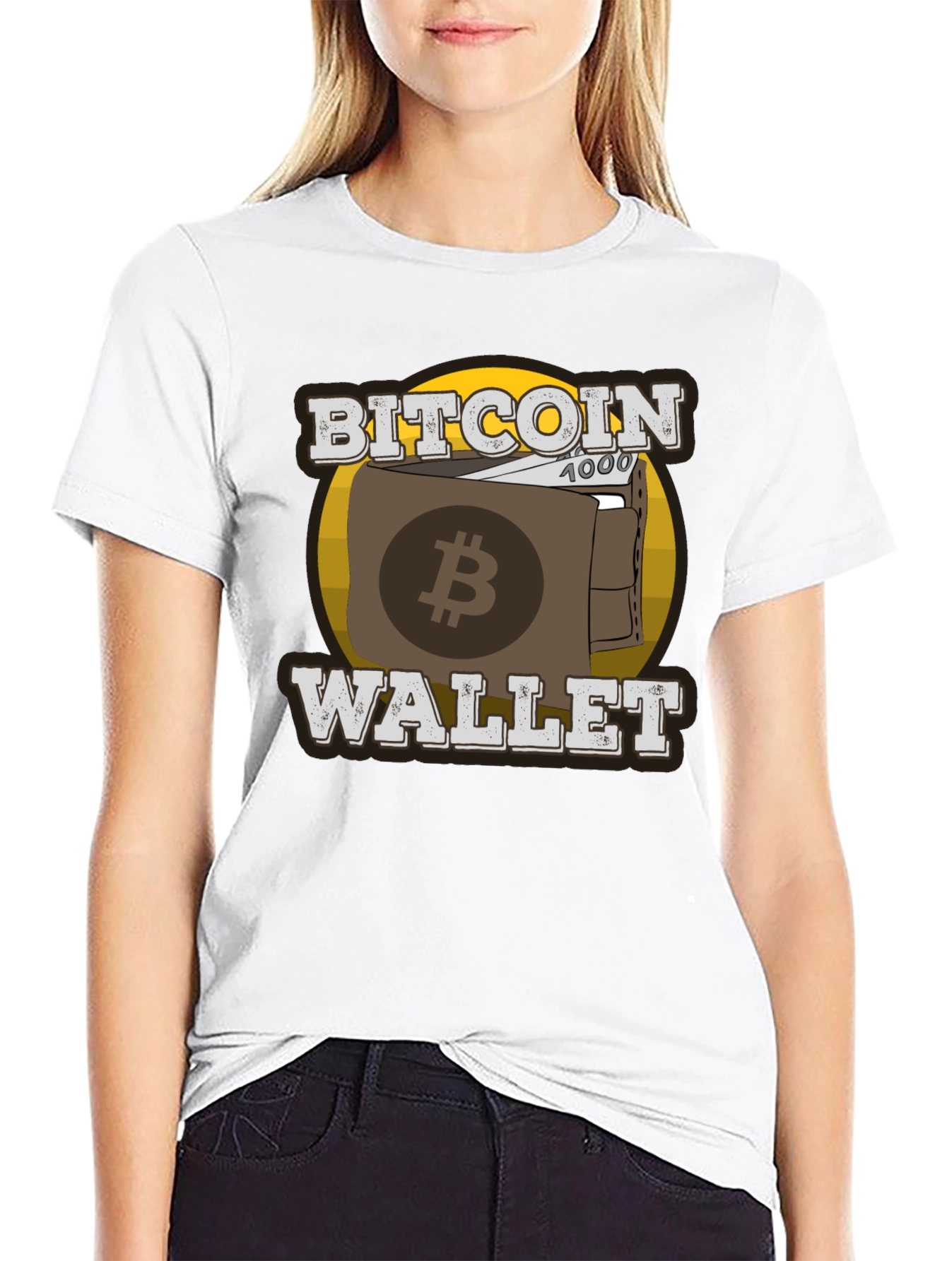 Bitcoin Wallet T-Shirt - Crypto Currency Graphic Tee
