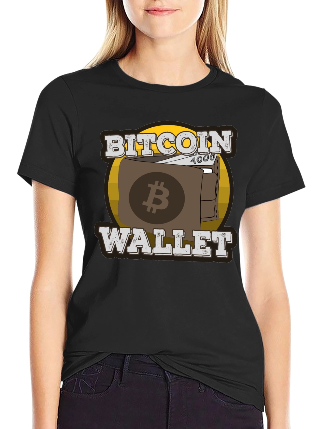 Bitcoin Wallet T-Shirt - Crypto Currency Graphic Tee