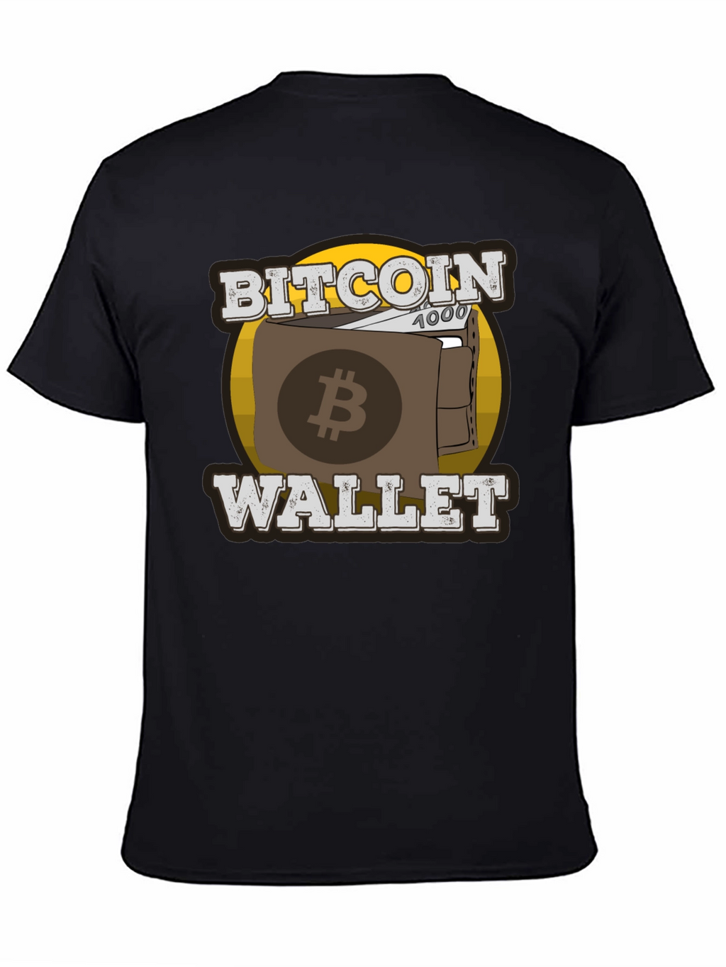 Bitcoin Wallet T-Shirt - Crypto Currency Graphic Tee