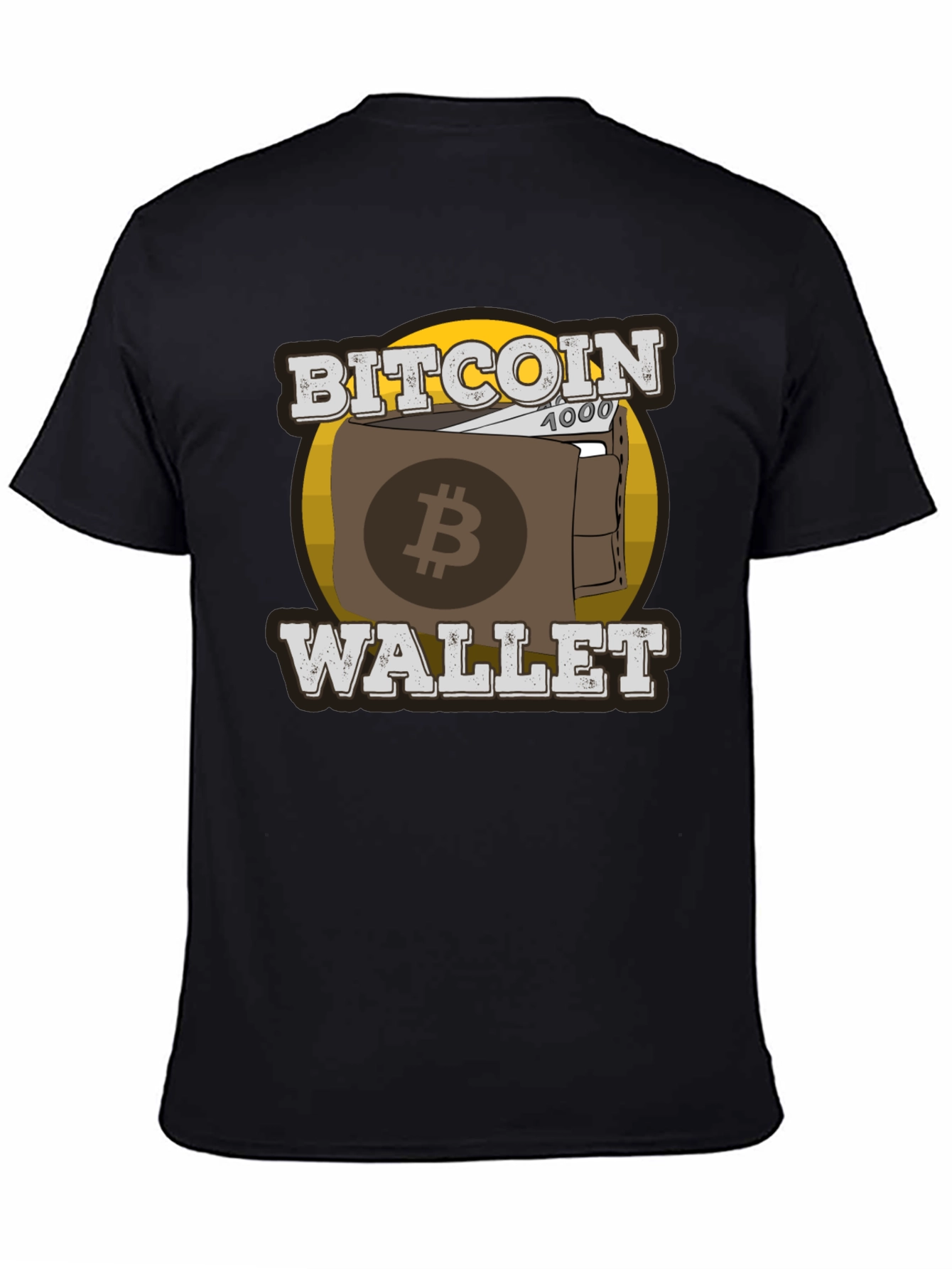 Bitcoin Wallet T-Shirt - Crypto Currency Graphic Tee