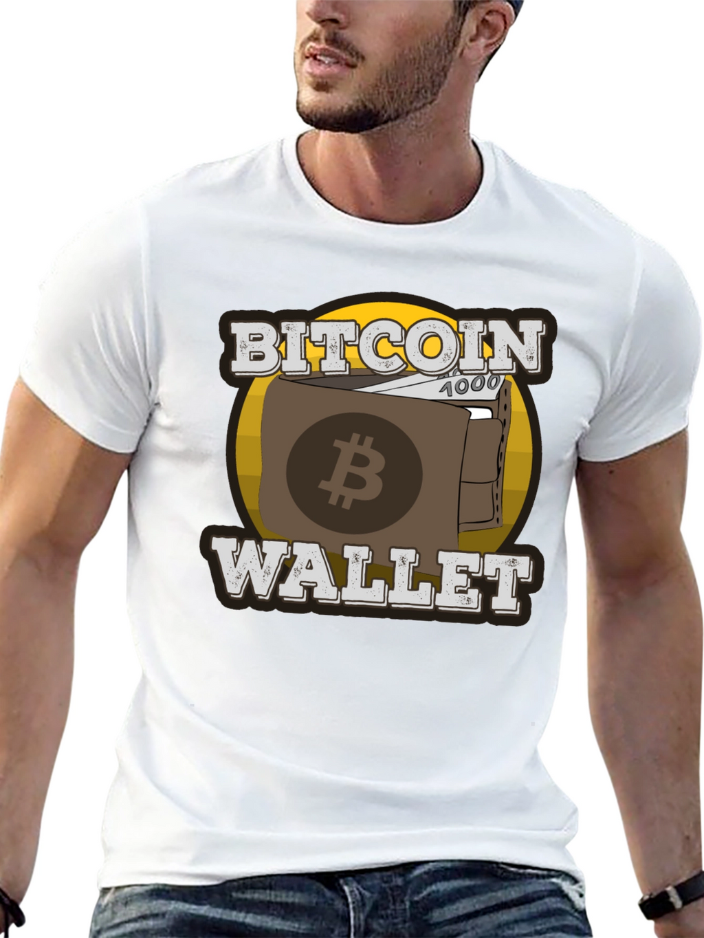 Bitcoin Wallet T-Shirt - Crypto Currency Graphic Tee