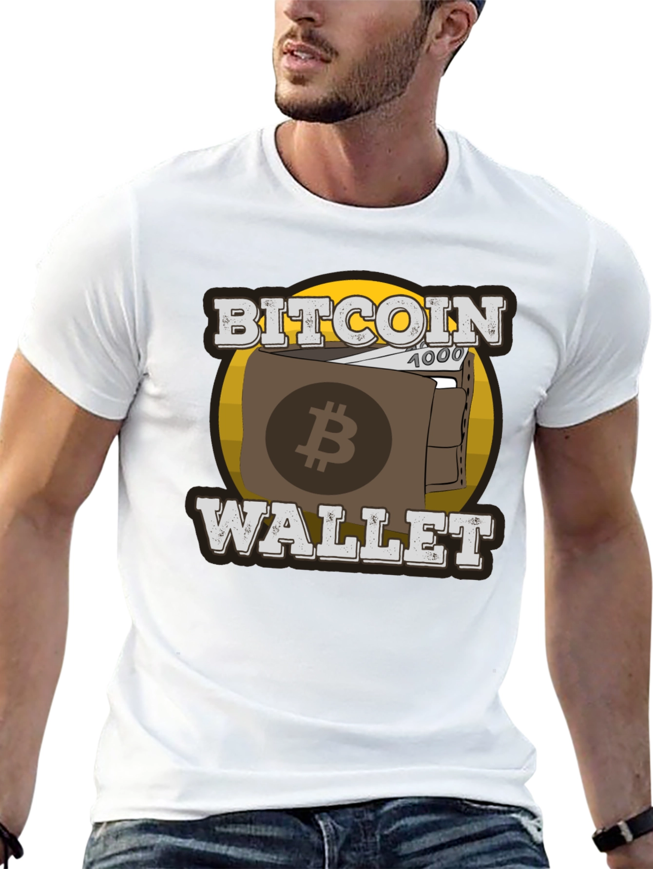 Bitcoin Wallet T-Shirt - Crypto Currency Graphic Tee