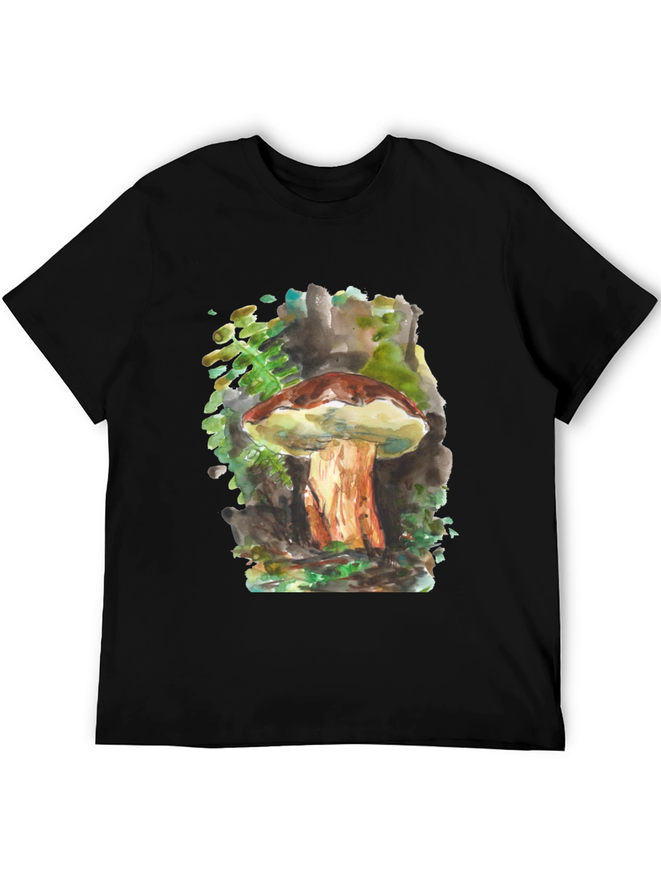 Mushroom Watercolor Graphic Tee - Unisex