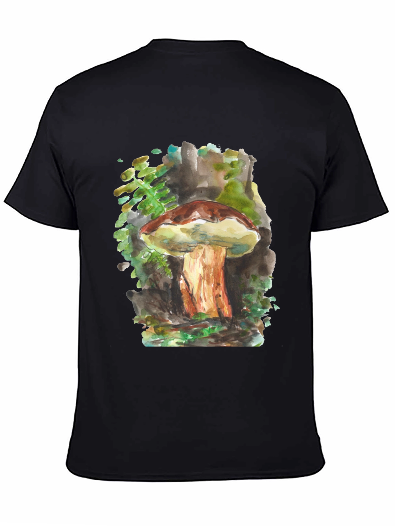 Mushroom Watercolor Graphic Tee - Unisex