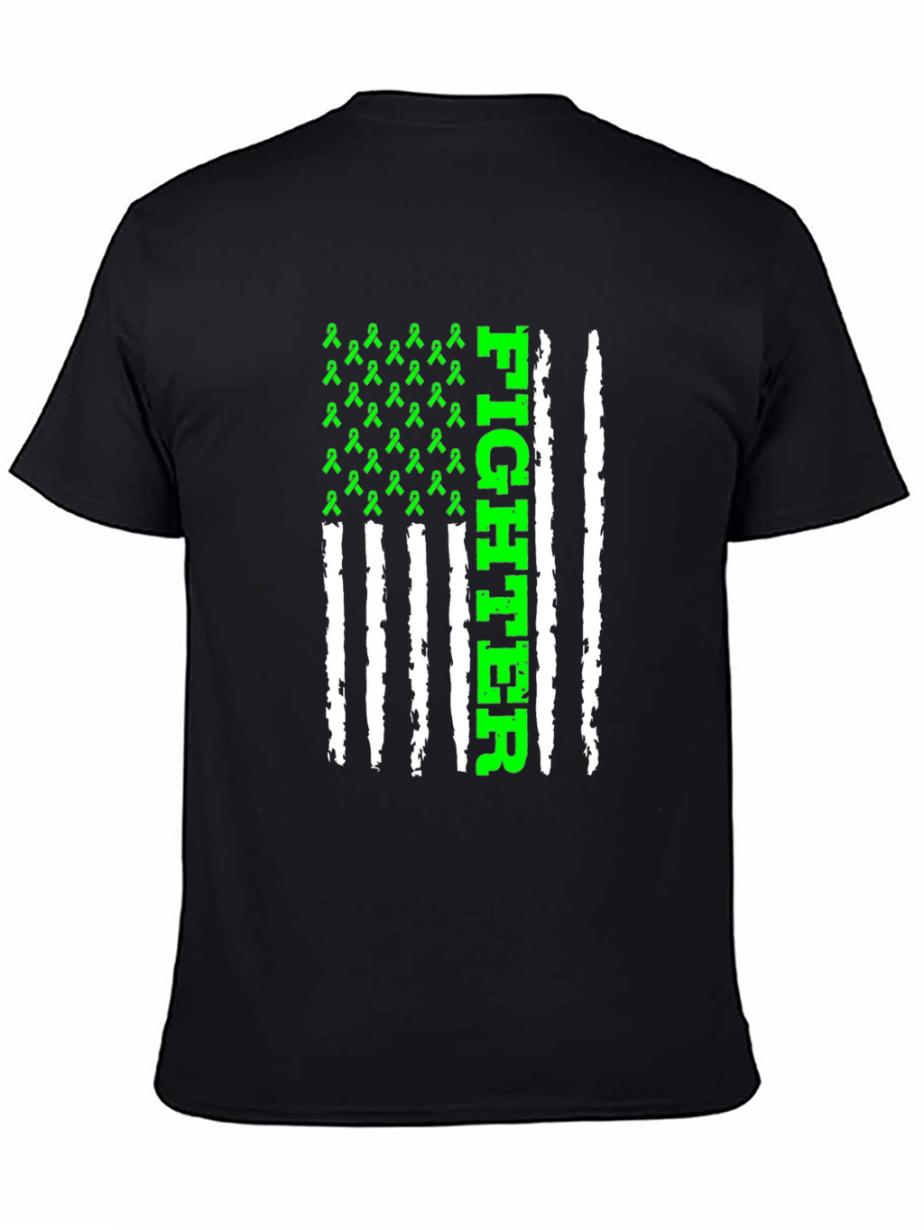 Fighter Ribbon Flag Graphic Tee