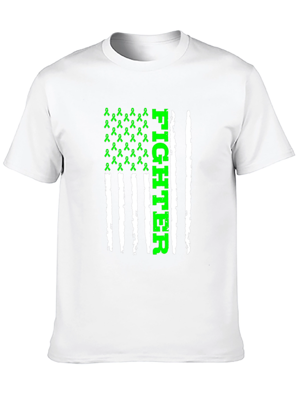 Fighter Ribbon Flag Graphic Tee