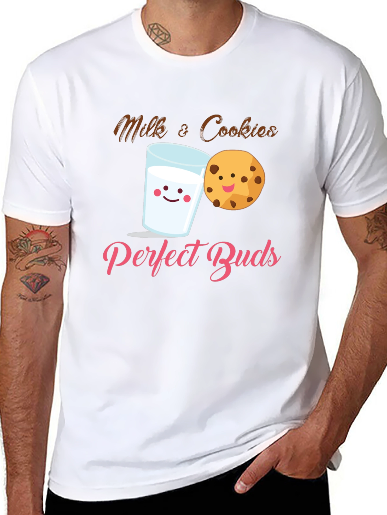 Milk & Cookies Perfect Buds Black T-Shirt