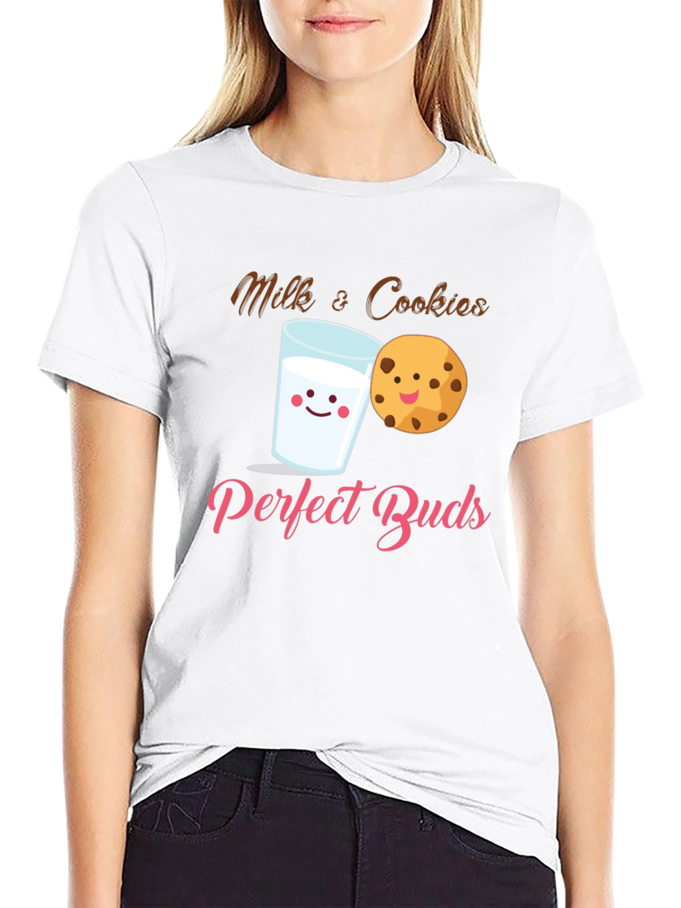 Milk & Cookies Perfect Buds Black T-Shirt