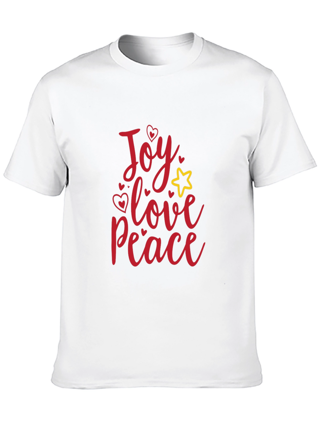 Joy Love Peace Black T-Shirt