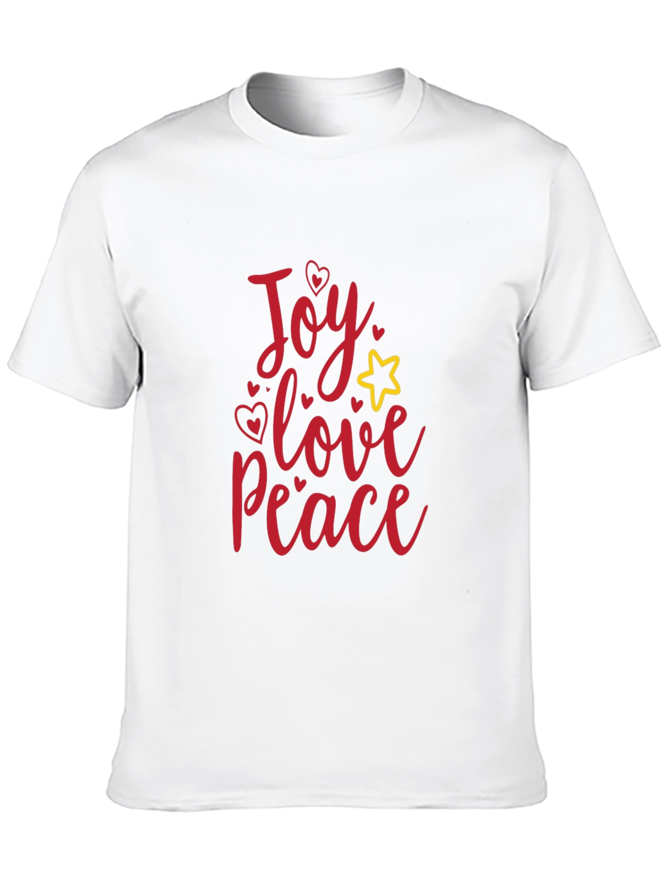 Joy Love Peace Black T-Shirt