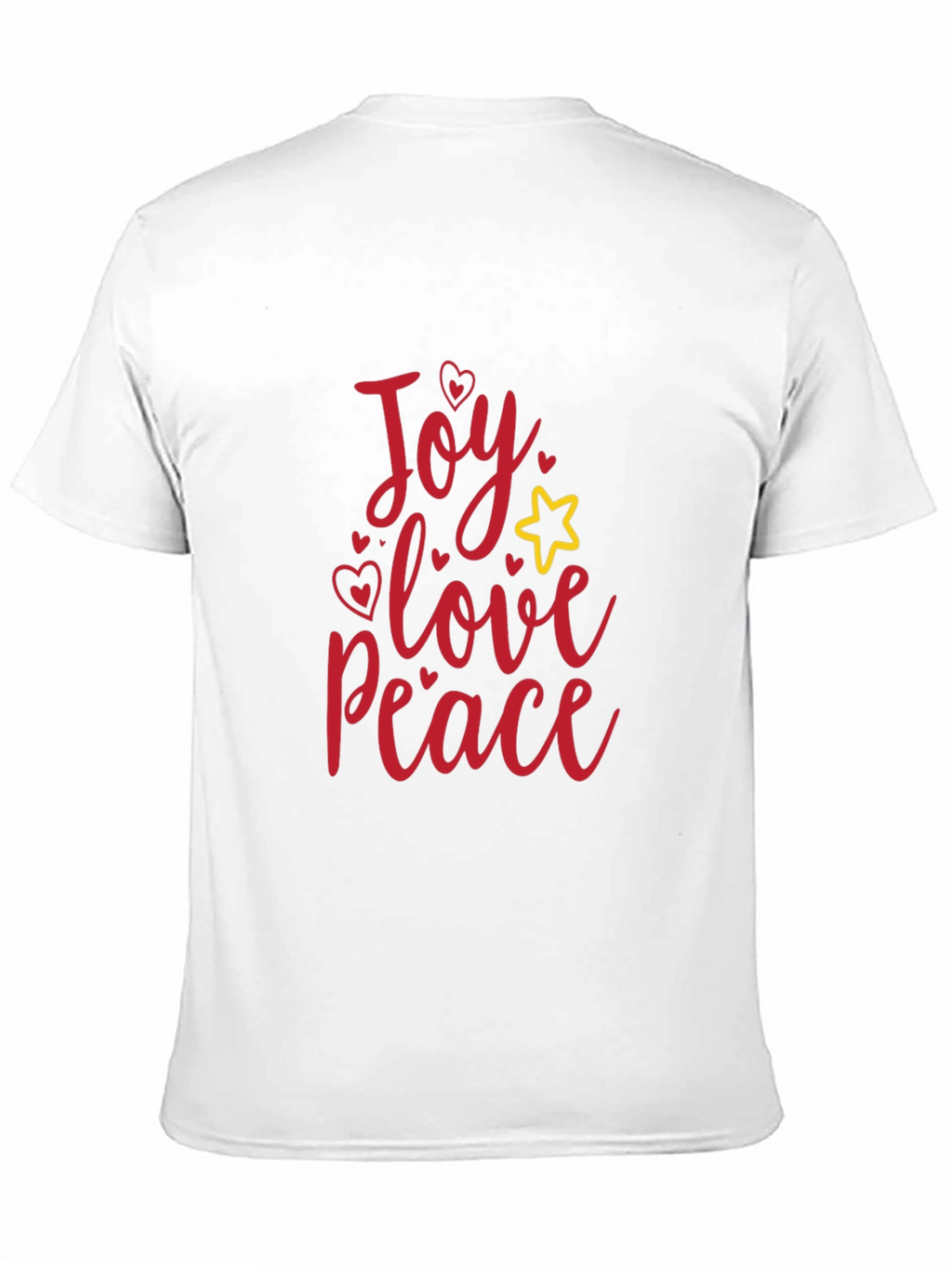 Joy Love Peace Black T-Shirt