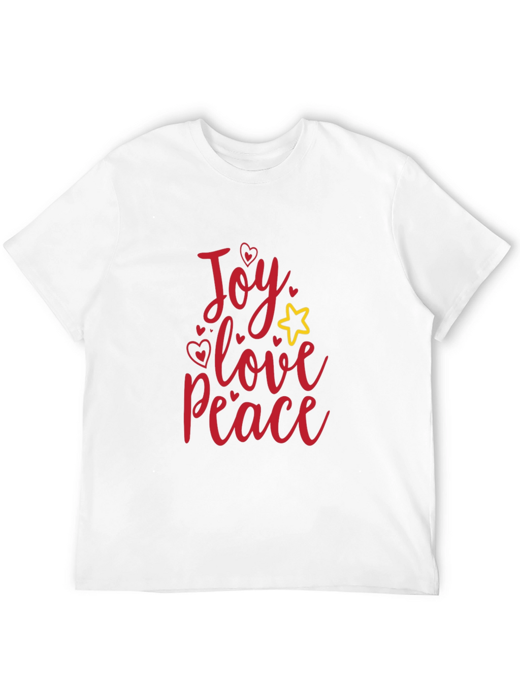 Joy Love Peace Black T-Shirt