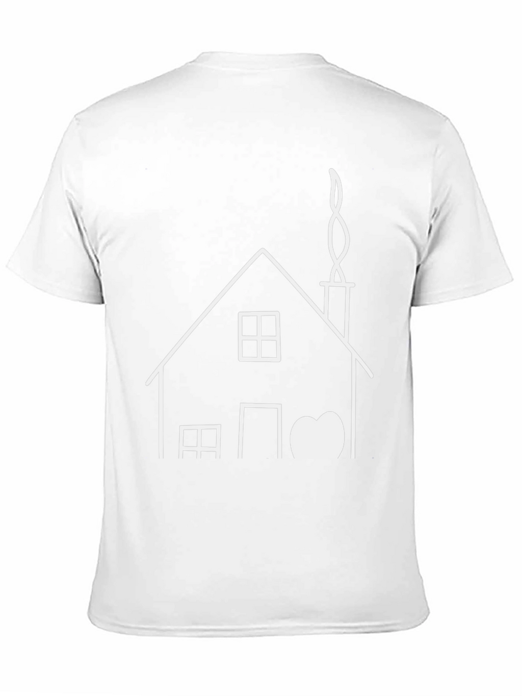House Graphic Black T-Shirt