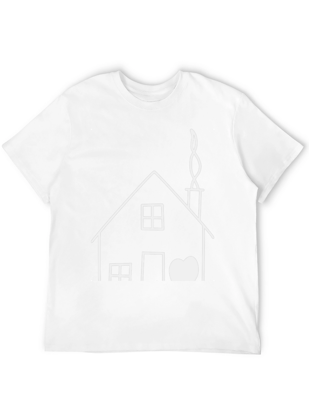 House Graphic Black T-Shirt