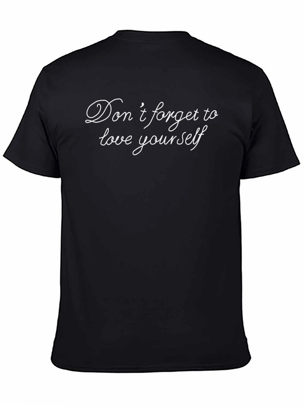 Love Yourself Graphic Tee - Black Unisex T-Shirt