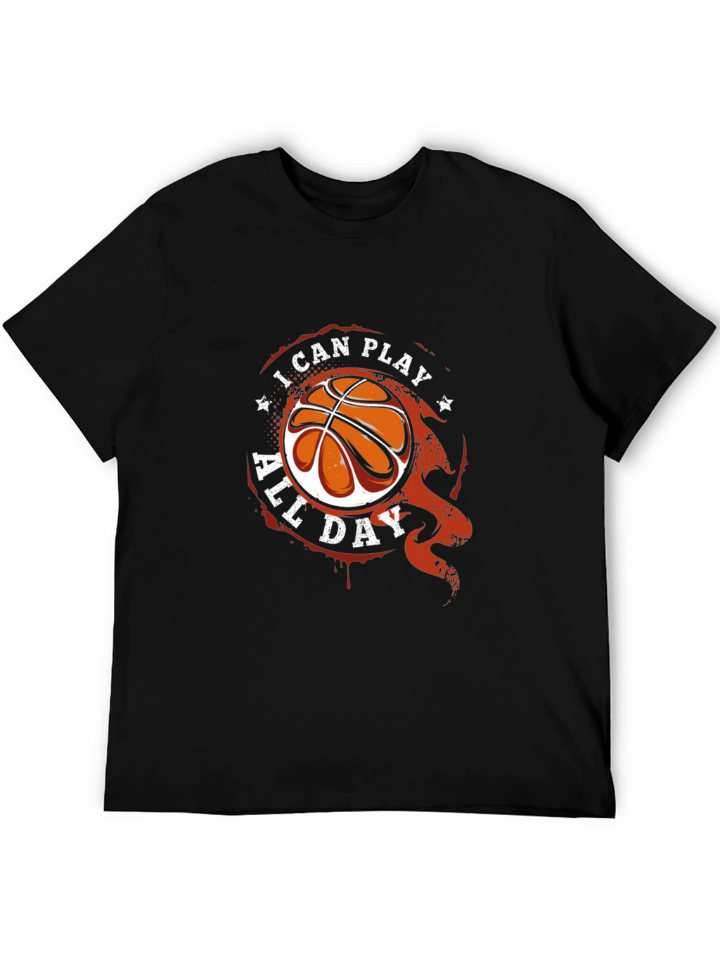 I Can Play All Day Basketball Graphic T-Shirt