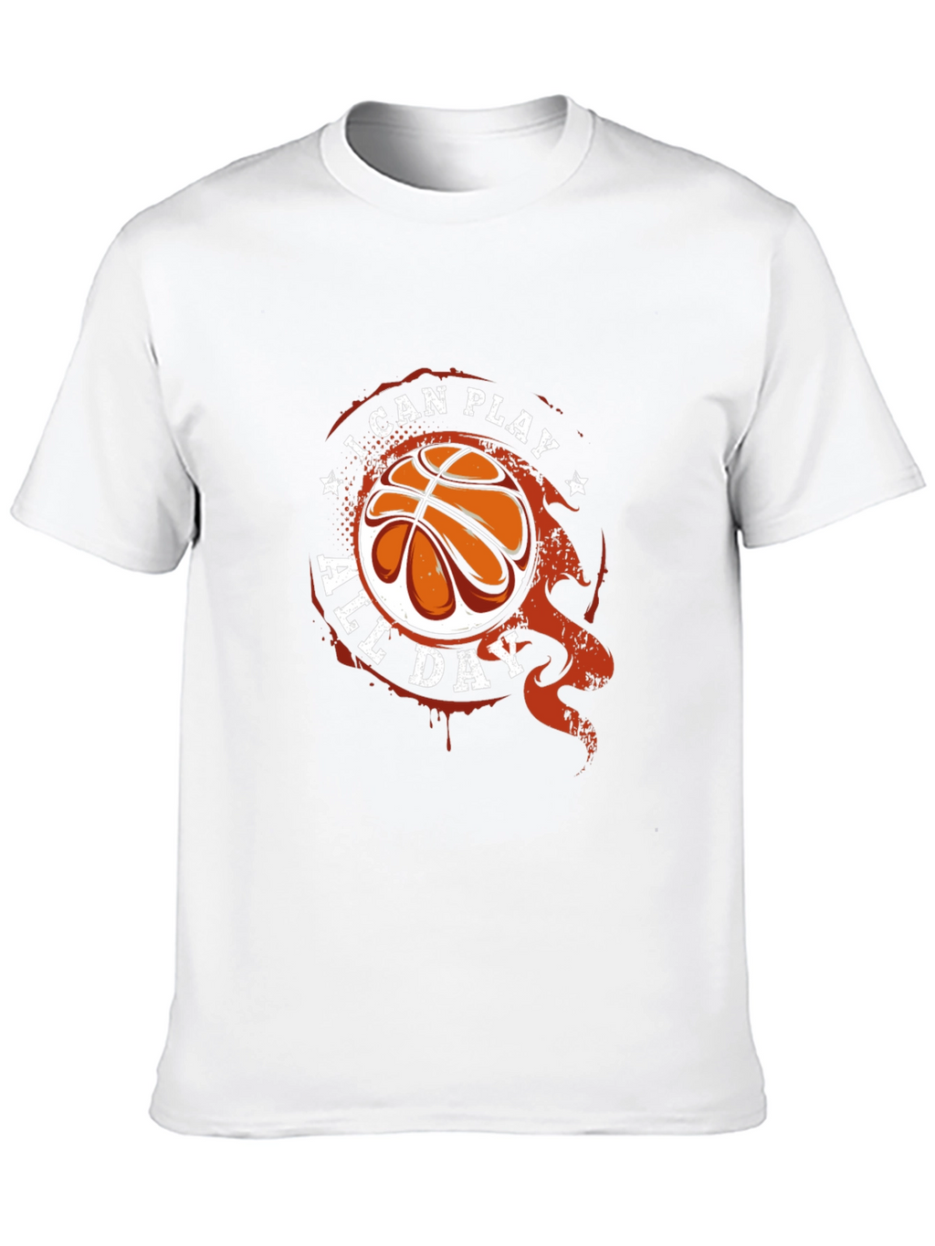 I Can Play All Day Basketball Graphic T-Shirt