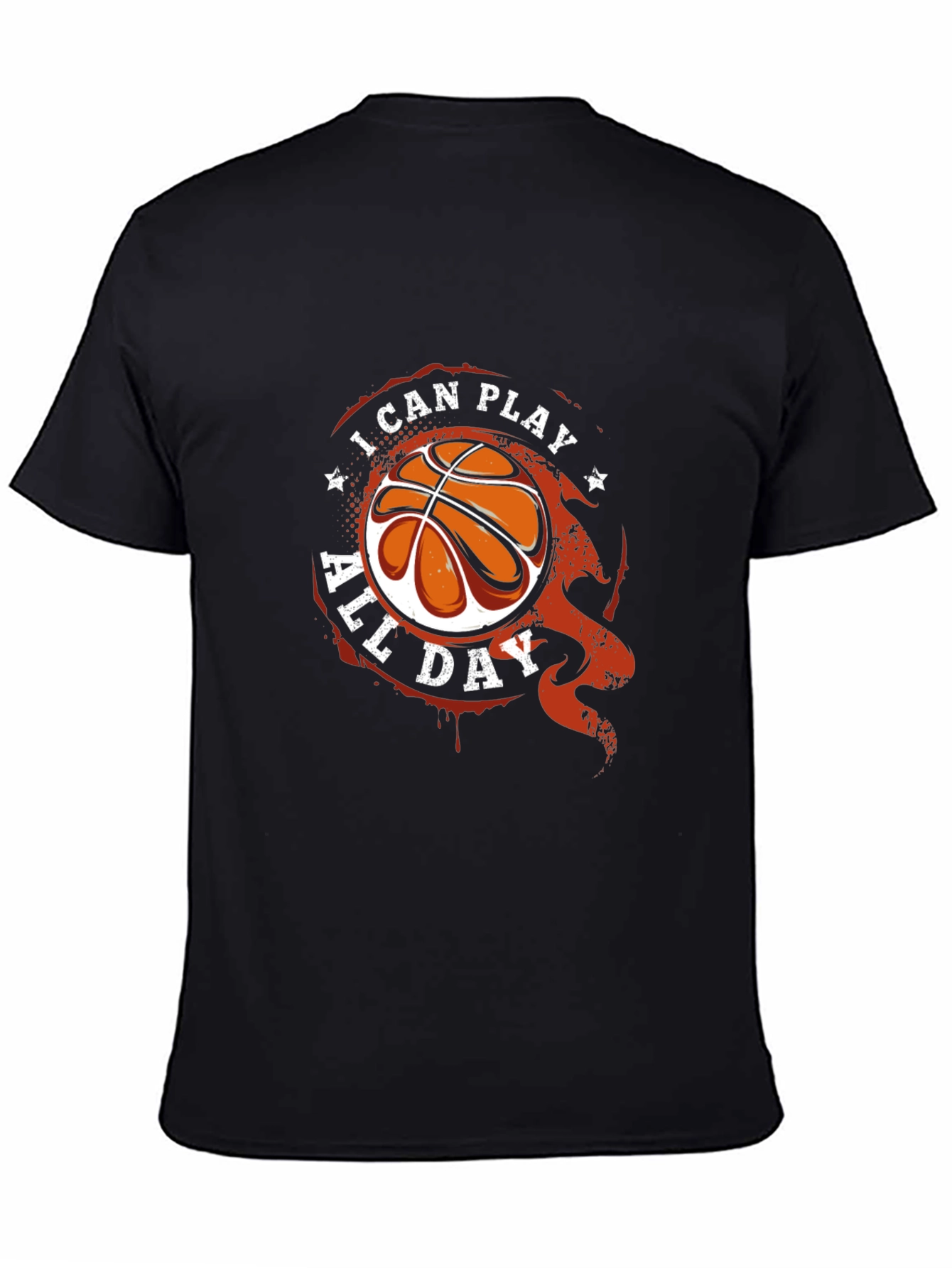 I Can Play All Day Basketball Graphic T-Shirt