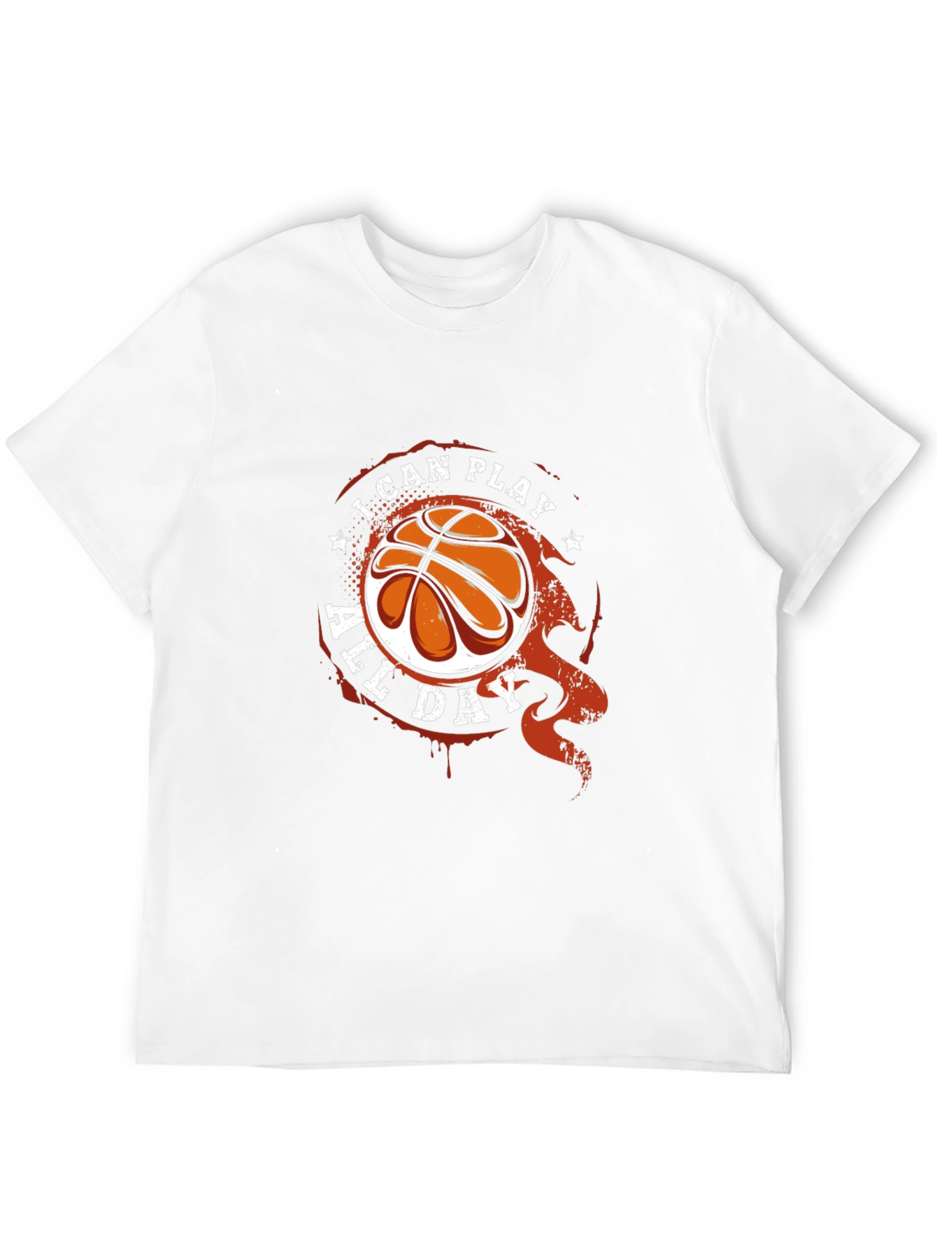 I Can Play All Day Basketball Graphic T-Shirt