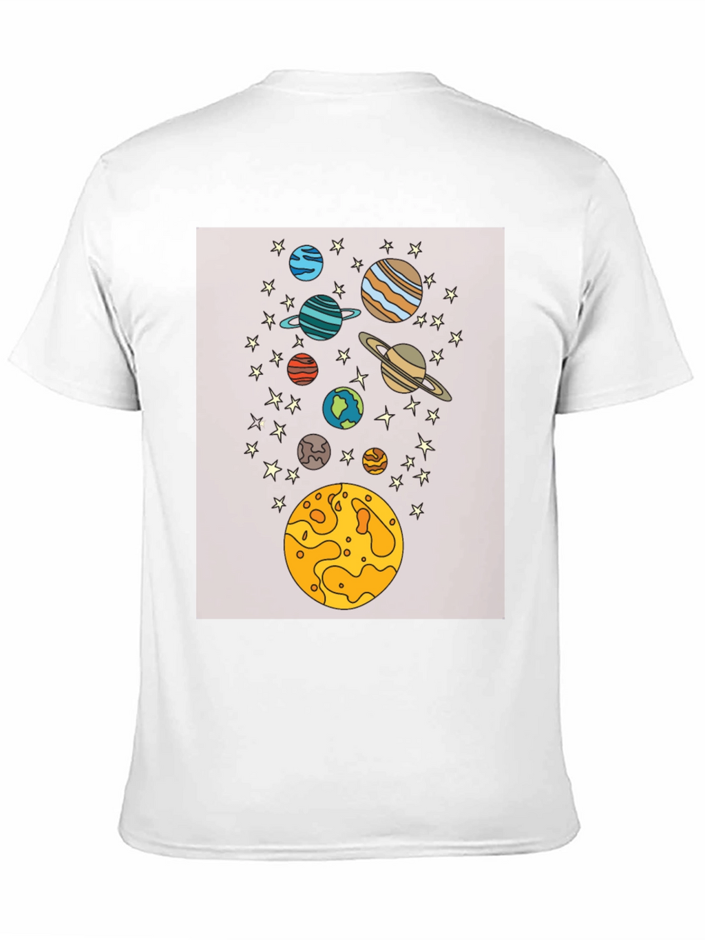 Space Planets Graphic T-Shirt