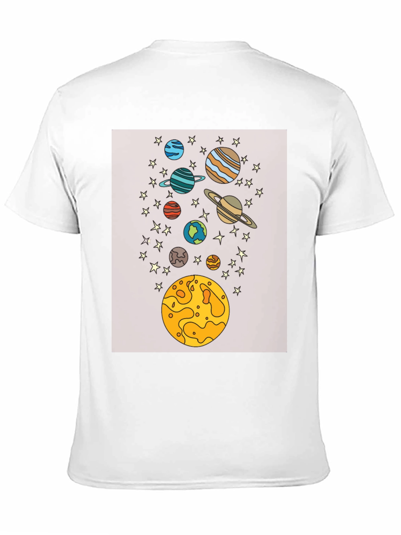 Space Planets Graphic T-Shirt