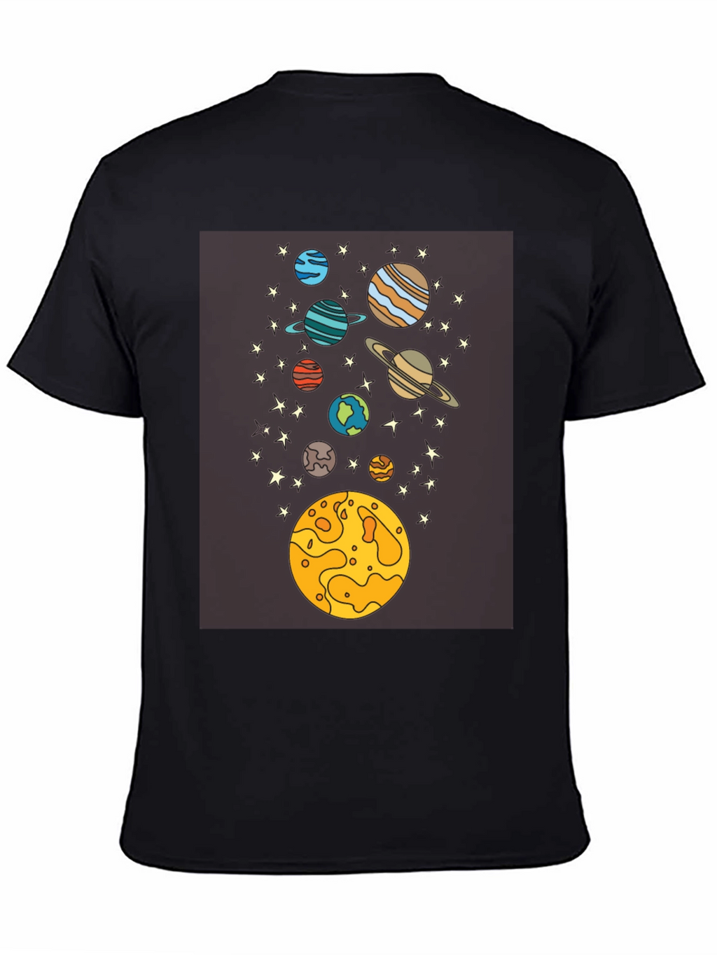 Space Planets Graphic T-Shirt