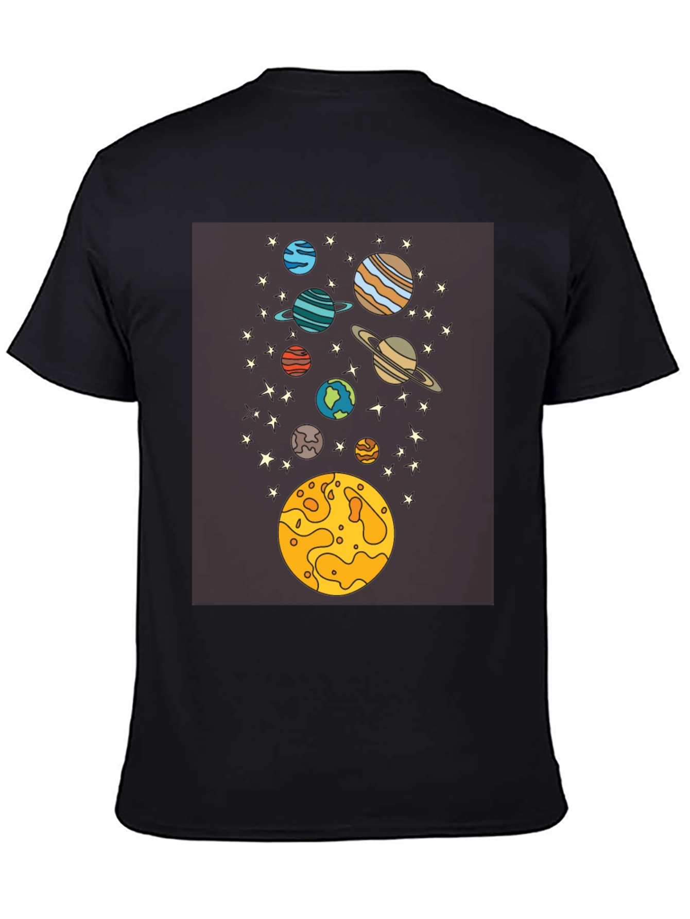 Space Planets Graphic T-Shirt