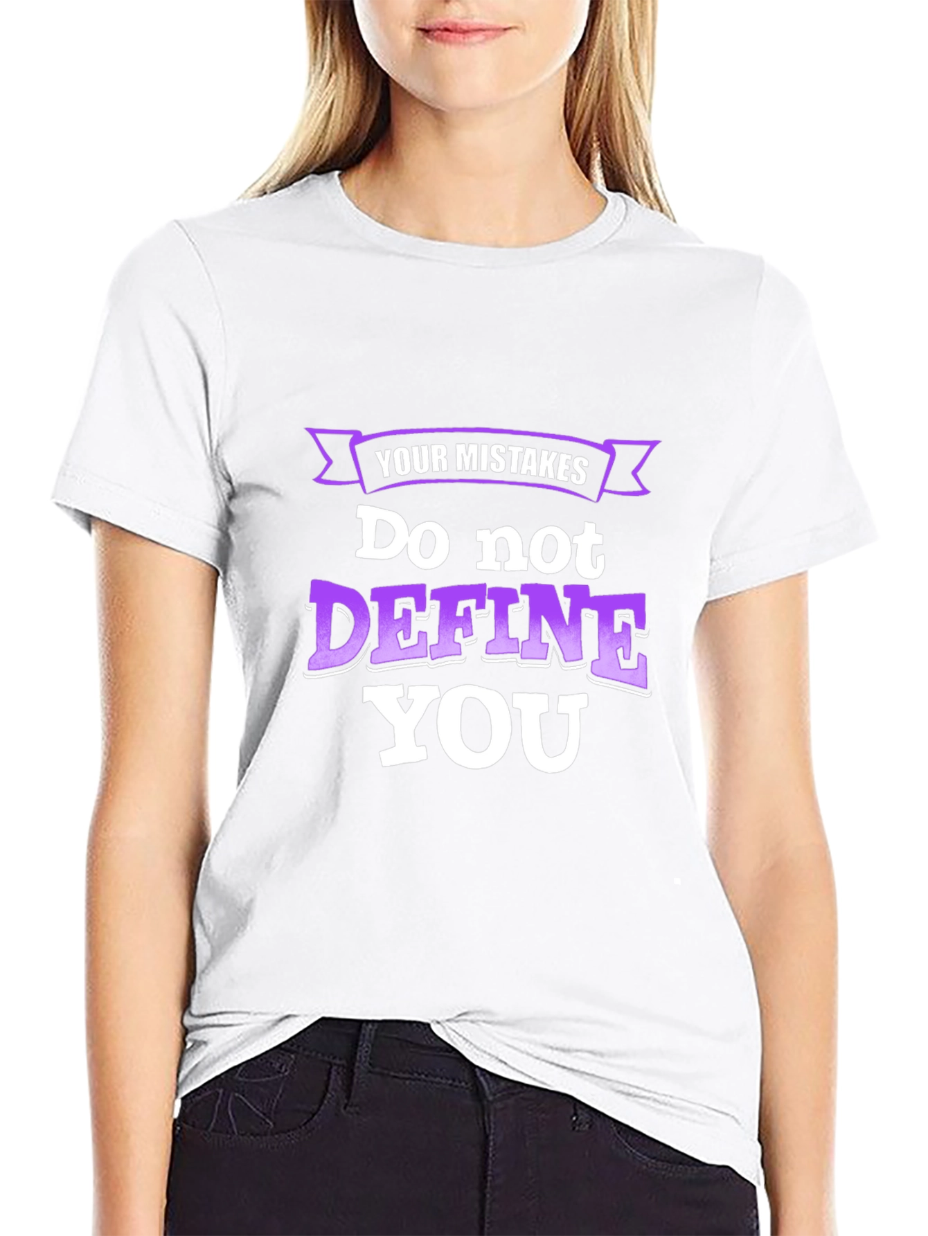 Inspirational Graphic T-Shirt - Your Mistakes Dont Define You