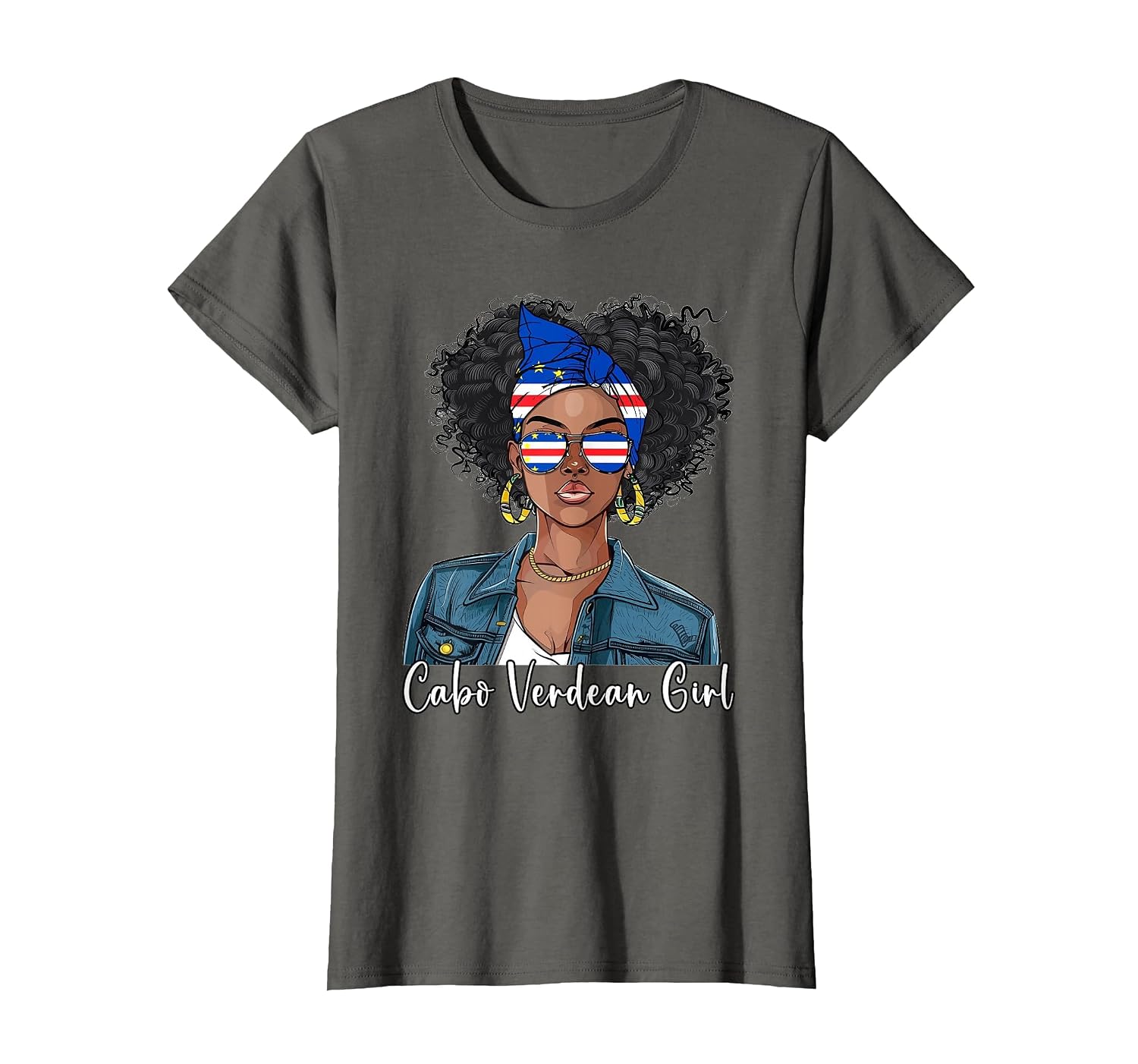 Cabo Verde Flag Soccer Jersey Dress for Women & Girls