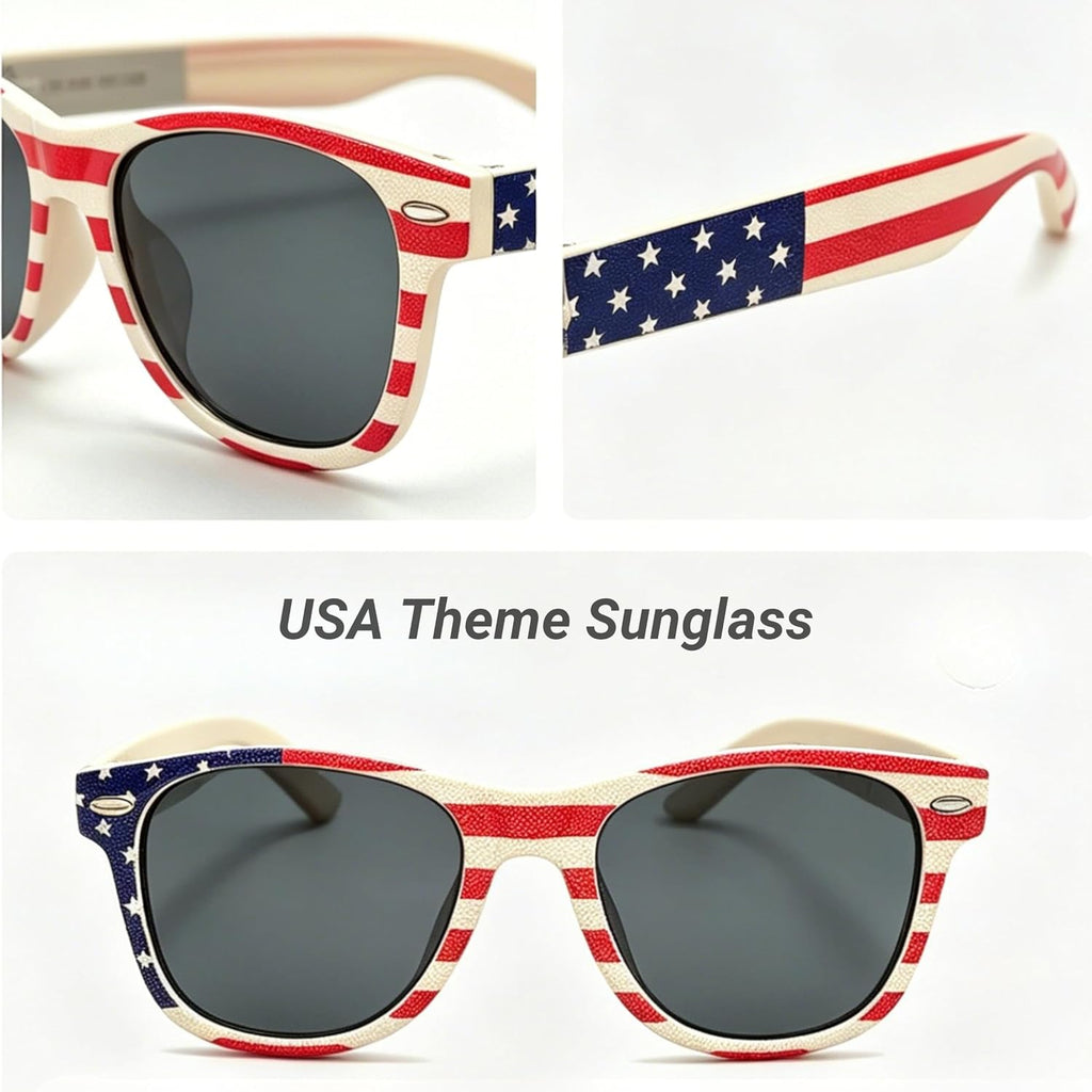 USA Soccer Fan Gear Kit - 10pc Patriotic Soccer Accessories for Game Day & Watch Party